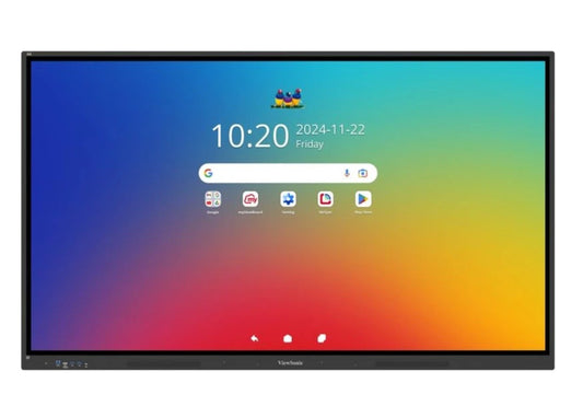 ViewSonic ViewBoard IFP8634 EDLA Certified ViewBoard 86 ft 4K Interactive Display, 20pct better power efficiency, Android 14 Quad-core CPU  microSD port