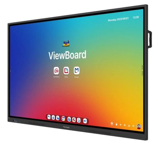 ViewSonic ViewBoard IFP8634 EDLA Certified ViewBoard 86 ft 4K Interactive Display, 20pct better power efficiency, Android 14 Quad-core CPU  microSD port