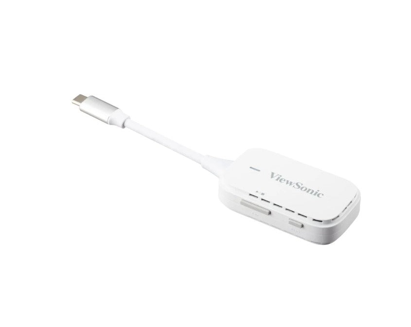 ViewSonic PJ-WPD-700 ViewShare Wireless Screen Casting Kit Plug-and-Play, Peer-to-Peer Connection, Smooth Display DRM-protected Content Streaming