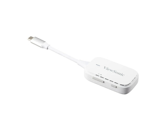 ViewSonic PJ-WPD-700 ViewShare Wireless Screen Casting Kit Plug-and-Play, Peer-to-Peer Connection, Smooth Display DRM-protected Content Streaming