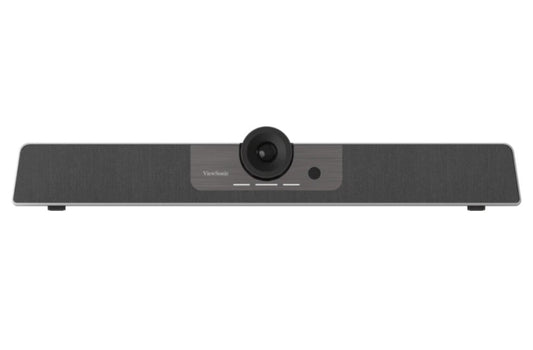 Viewsonic UMB202 TeamJoin 4K Video Bar System AIO, 4K Ultra HD camera, Intelligent auto framing and DOA voice tracking, 6-mic with an 11W speaker
