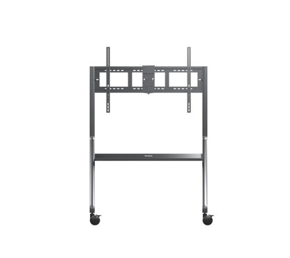 ViewSonic VB-STND-009 Slim Trolley Cart for 55 ft to 105 ft Display, Streamlined, height-adjustable design, 360 degree silent wheels with quick-release brakes