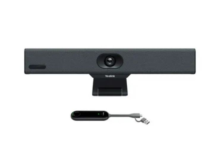 Yealink Meeting Bar A10 Microsoft Teams and Zoom Rooms on Android, Video Collaboration Bar, Small RoomsHome Offices, for 1-5 people, Touch Panel