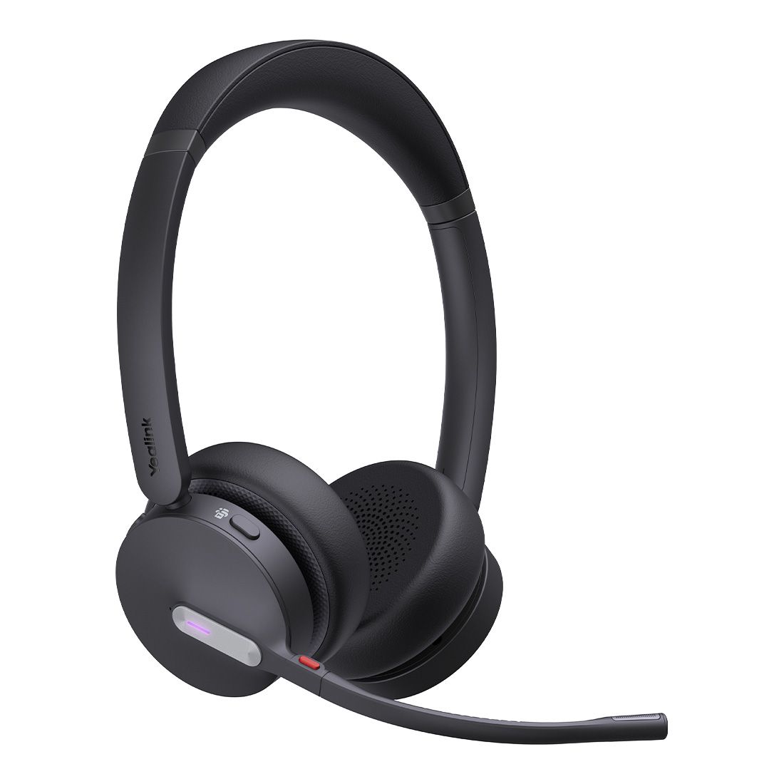 Yealink BH70 Bluetooth Wireless Dual Headset with Stand Teams USB-C A, 3 mic noise cancellation Talk time up to 35h BT51 C Dongle with Type A Adapter