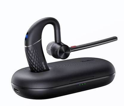 Yealink BH71 Pro USB-CA Bluetooth Wireless Mono Headset, Carrying Case w  Built-In Battery (20hrs), USB-C to USB-A Cable, 10H Talk Time