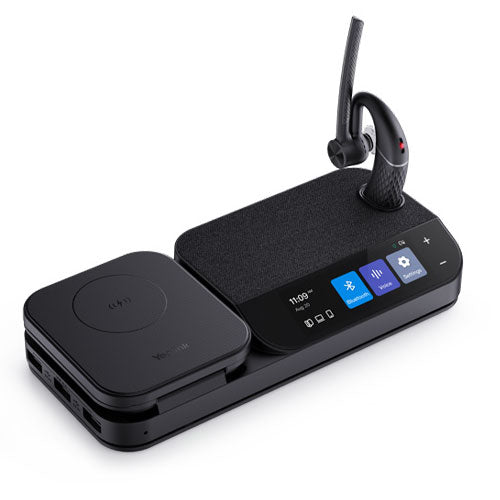 Yealink BH71 Workstation Bluetooth Wireless Mono Headset, Mobile PC Deskphone,Office Worker,4-Mic Noise Cancellation 10H Talk Time