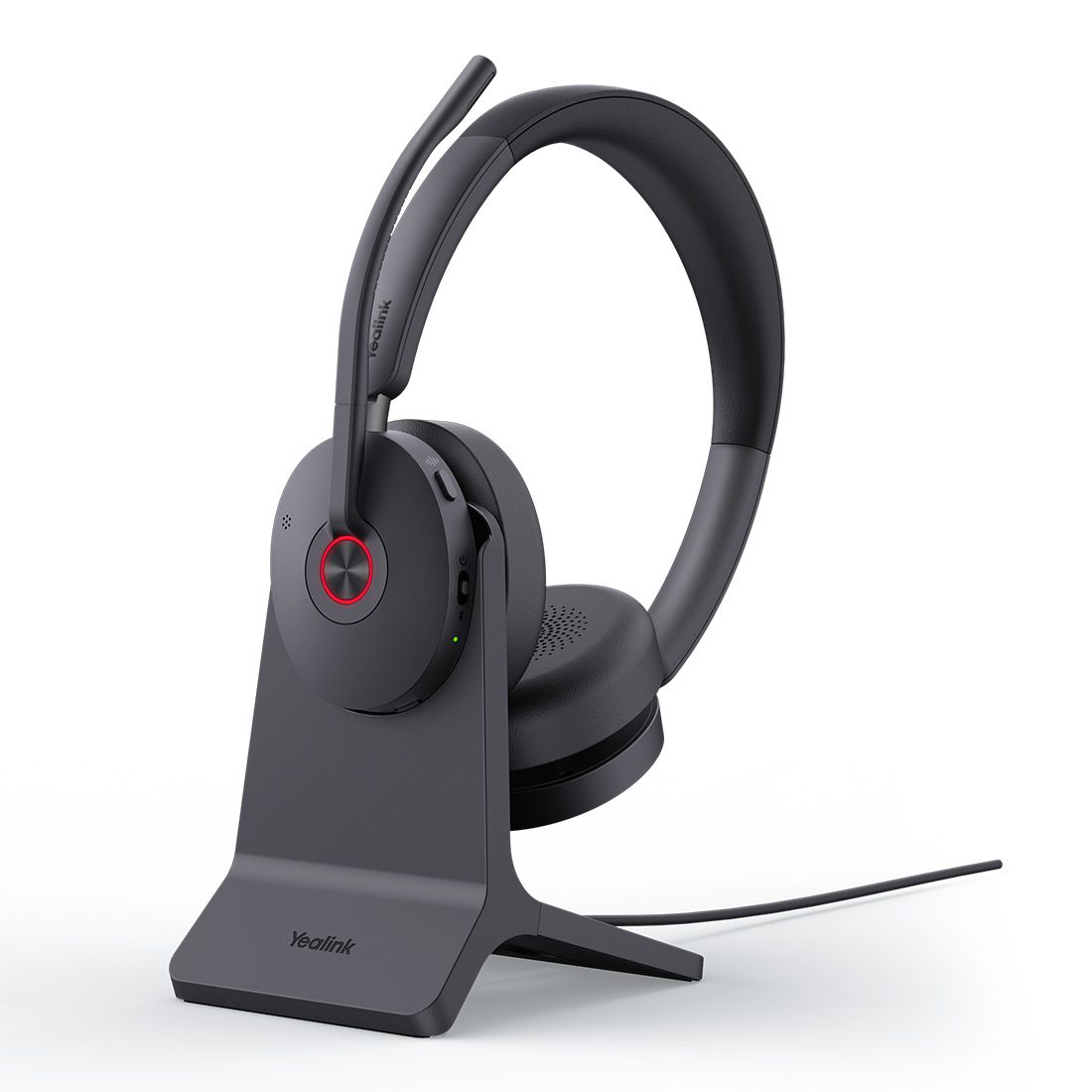 Yealink BH74 with Stand UC USB-C A Bluetooth Headset, Active Noise Cancellation, Acoustic Shield, Wireless range 50 m, talk time of up to 32 hours