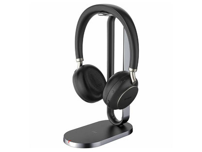 Yealink BH76 Bluetooth Stereo Headset with Charging Stand, UC, USB-A, Microsoft Teams  UC Certified, ANC, Retractable 5 Microphone, 35 Hours EOS