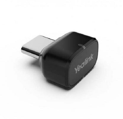 Yealink BT51-C, USB-C Bluetooth Dongle, Support BH72 BH76 Connect To PC , guarantees a first-rate range of up to 100ft 30m Black, Plug-and-play