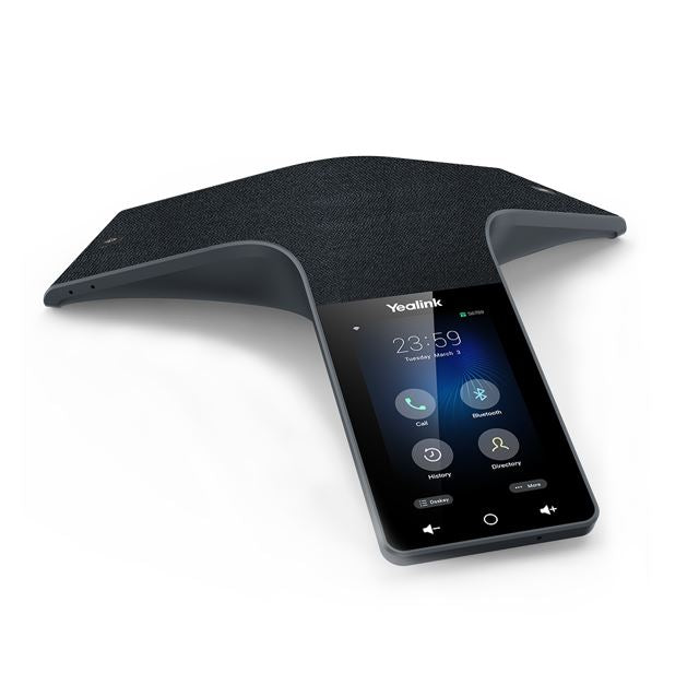 Yealink CP925 HD IP Conference Phone for Small to Medium Conference Rooms, 7 Microphone Array, 360 degree Voice Pickup,HD Audio,4 ft Color Touch Screen, BYOD