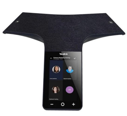 Yealink CP925 HD IP Conference Phone for Small to Medium Conference Rooms, 7 Microphone Array, 360 degree Voice Pickup,HD Audio,4 ft Color Touch Screen, BYOD