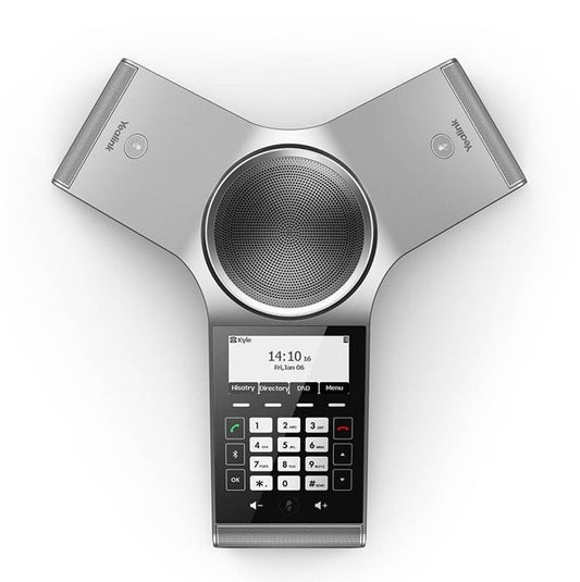 Yealink CP930W Wireless DECT Conference Phone,Huddle Room With Up to 6 People,Noise Proof Technology,Voice Pickup,Hybrid UC Meeting,Touch Keyboard