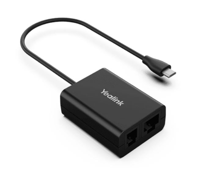 Yealink EHS40 Wireless Headset Adapter Suits Plantronics Jabra Sennheiser Headsets, Suits T43U, T46U, T48U