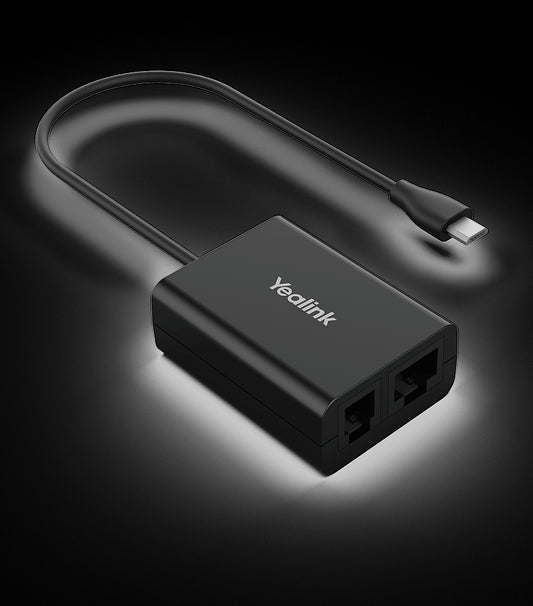 Yealink EHS61 Wireless Headset Adapter for WH62 3, Compatible with Unify Mitel Yealink T27G 29G 4xG