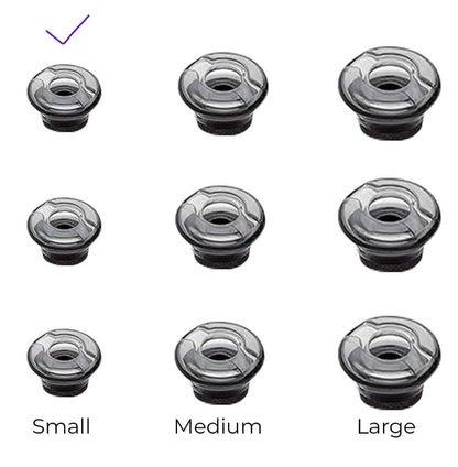 Yealink Ear tips for BH71 (small, 3pcs), Official Yealink replacement ear tips for BH71 headset, Improves noise isolation, Soft material