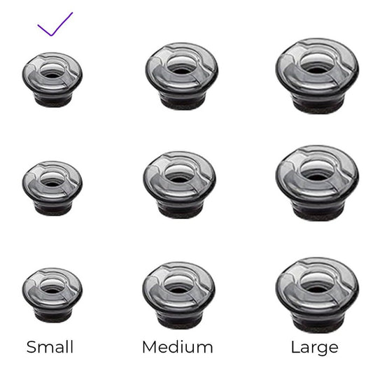 Yealink Ear tips for BH71 (small, 3pcs), Official Yealink replacement ear tips for BH71 headset, Improves noise isolation, Soft material