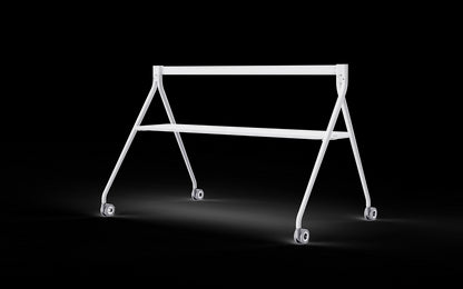 Yealink Floorstand for MeetingBoard 86 ft with Tray,Perfect fit for Yealink MeetingBoard 86 ft,Wheeled for easy transport Stable, White, EOS