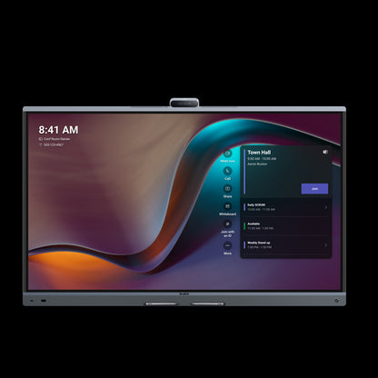 Yealink MB65Pro-A02 65 ft ft MeetingBoard Microsoft Teams on Android, Triple-eye Camera System (350MP), Floorstand  Wallmount not included, Android 13.