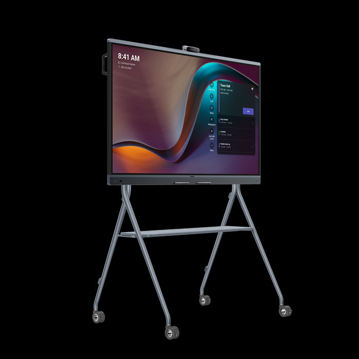 Yealink MB65Pro-A02 65 ft ft MeetingBoard Microsoft Teams on Android, Triple-eye Camera System (350MP), Floorstand  Wallmount not included, Android 13.