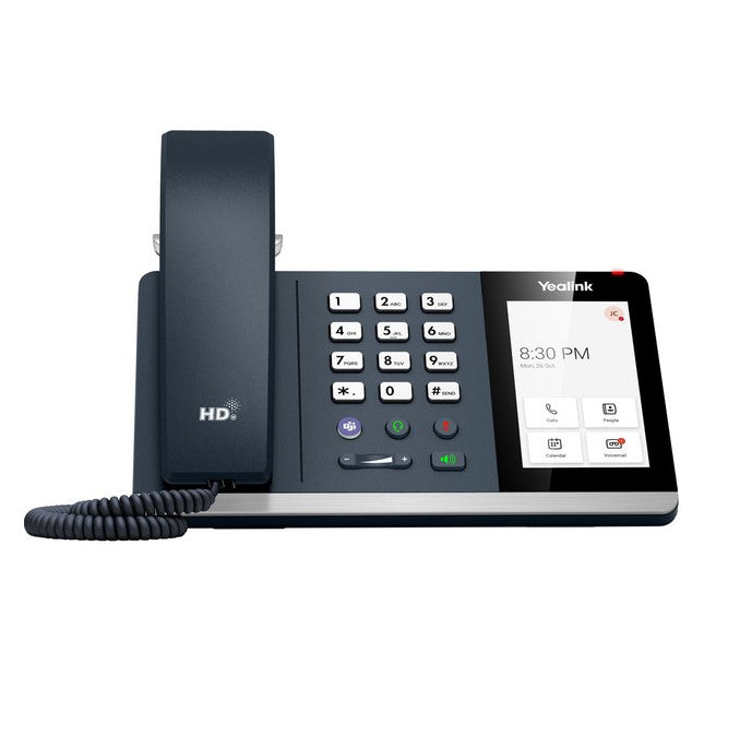 Yealink MP54 E2 Teams Android 13, Entry Level, Teams and Skype for Business Compatible, 4-inch Capacitive Touch Screen, HD Audio,Teams Button, Hybrid