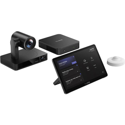 Yealink MVC860 Microsoft Teams Rooms on Windows, Medium and Large Meeting Rooms, MTR Kit, UVC86 4K Dual Camera, MCoreKit C5, RoomSensor, NO AUDIO