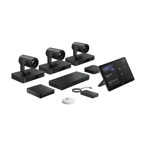 Yealink MVCS98-C5U Teams Room Kit, MCore 4, MTouch Plus, 3x SmartVision 80, AVHub, RCH40 E2, RoomSensor, BYOD Extender, 20x Zoom, AI Tracking