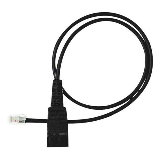 Yealink QD-RJ9-Cord-3PTY QD to RJ Cord for YHS36 YHS34 YHS34 Lite, Compatible with Cisco 79xx IP Phones, Avaya callmaster V and VI