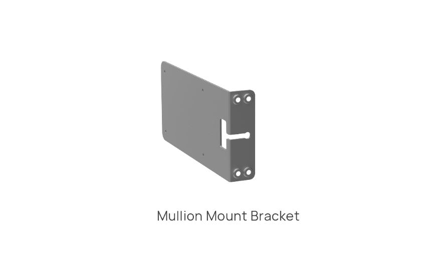 Yealink RoomPanel Mount Kits, Device Compatibility RoomPanel, 0 degree Mounting Bracket, 20 degree Mounting Bracket, Mullion Mount Bracket