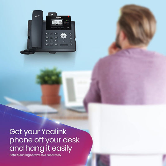 Yealink WMB-T40 T41 T42-WB, Wall Mount Bracket for SIP- T40G T40P T41P T41S U T42G T42S T42U T43U