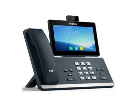 Yealink T58W-C 16 Line IP HD Android Phone with HD Camera, 7 ft colour touch screen, HD voice, Dual Gig Ports, Built-in Bluetooth Wifi, USB 2.0