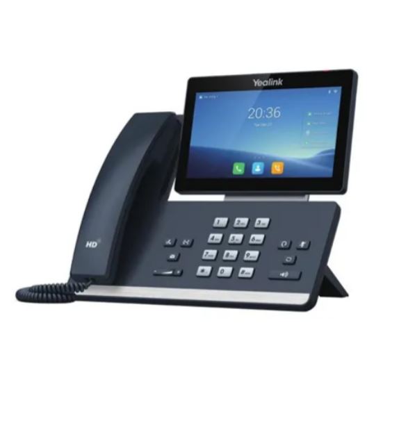 Yealink T58WP-C 16 Line IP HD Android Phone with HD Camera, BT Handset, touch screen, HD voice, Dual Gig Ports, Built-in Bluetooth Wifi, USB 2.0