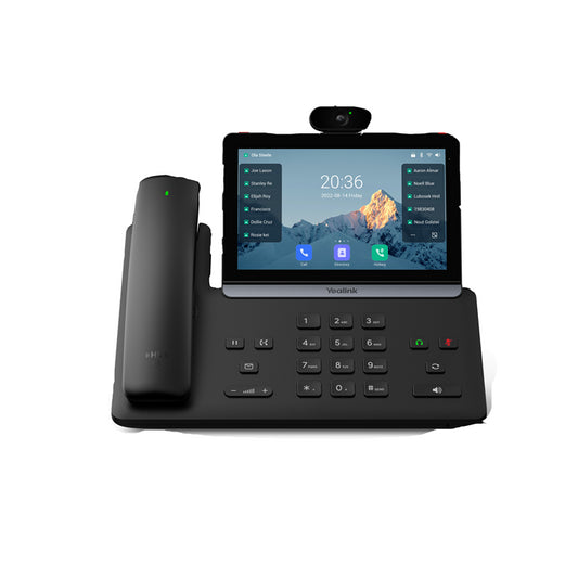 Yealink SIP-T88V Pro IP Phone, 7 ft Touchscreen, Android 13, HD Voice, Bluetooth Handset, Wi-Fi 6, Dual USB, PoE, Video Ready, Wall Mountable
