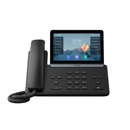 Yealink SIP-T88W IP Phone, 7 ft Touchscreen, Android 13, HD Voice, Bluetooth 5.0, Wi-Fi 6, Dual USB, PoE, Wall Mountable, Optional BTH88 Handset