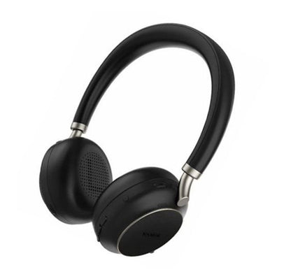 Yealink BH76 Teams Certified Bluetooth Wireless Stereo Headset, Black, ANC, USB-C, Rectractable Microphone, 35 hours battey life EOS