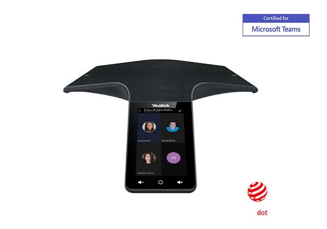 Yealink CP965 Flagship HD IP Teams Conference Phone, Android, 5 ft ft Touch Screen, HD Audio, Noise Proof Technology, 6-Meter Microphone Pickup Range