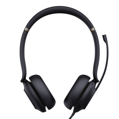 Yealink UH37 Dual MicrosoftTeams Certified USB Wired Headset USB-C A PROFESSIONAL USB HEADSET Dual Noise-Cancelling, USB-C to USB-A adapter