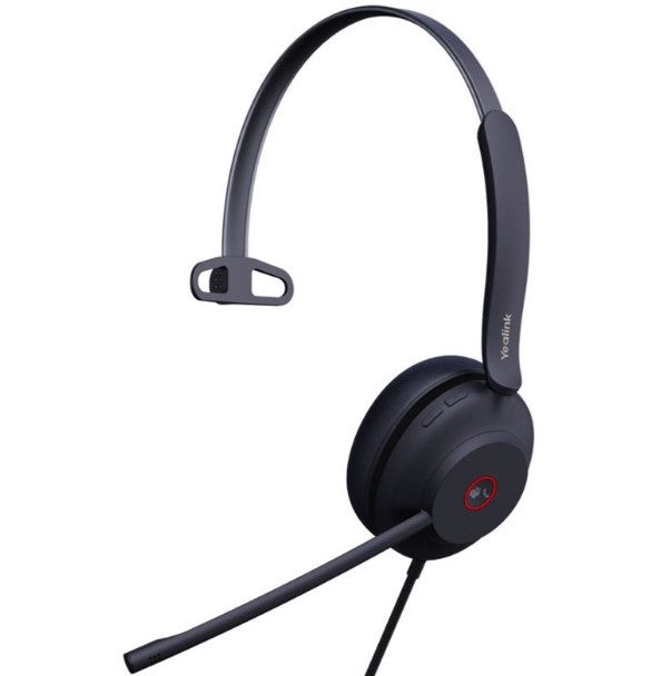 Yealink UH35 Mono Teams USB-C A Wired Headset, Microsoft Teams  UC Certified, Dual Noise-Canceling Microphones USB-A   35mm Speaker, Lightweight