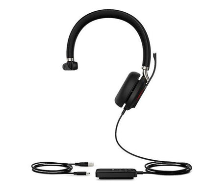 Yealink UH38 Mono USB and Bluetooth Headset, USB-C, UC Call Controller, Dual Noise-Canceling Mics, Busy Light, Microsoft Teams  UC Certified, EOL