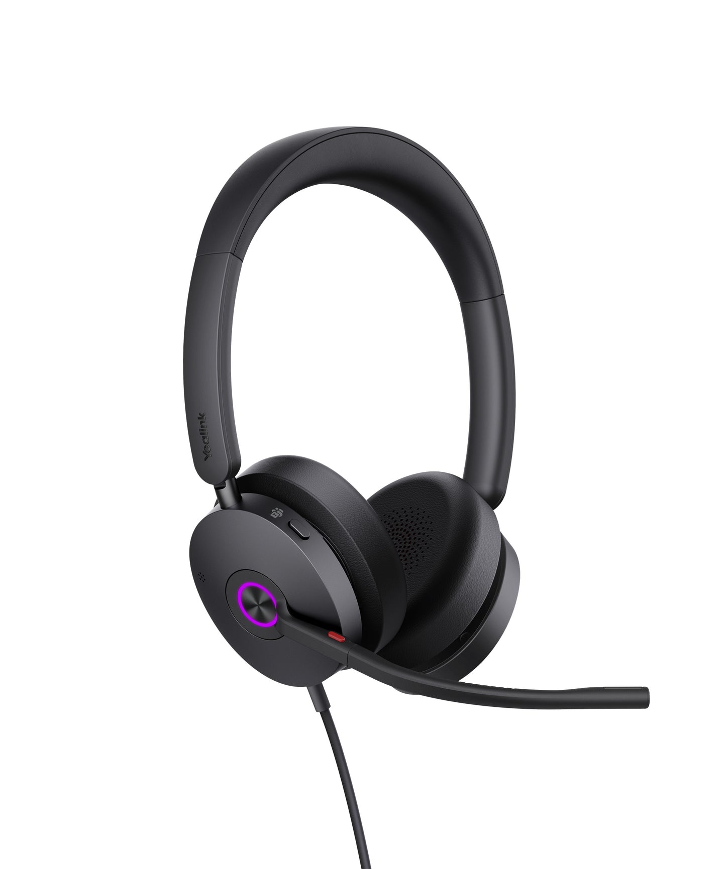 Yealink UH48 Teams USB Wired Headset Hybrid Active Noise Cancellation, Four-Microphone Noise-canceling Technology,  Swift Plug  Play All-Day Comfort