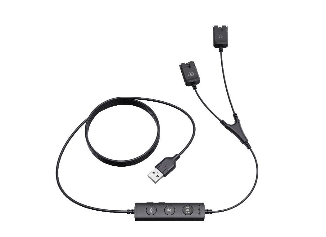 Yealink USB QD Trainer Cable(1PCS), Y Cable - USB QD Trainer Cable for YHS series
