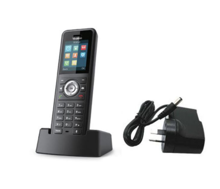 Yealink W59R Rugged DECT Handset Only, IP67, HD Audio, Bluetooth, Alarm Function, Belt Clip, Quick Charge, 1.8 ft TFT Colour Screen, Scratch Resistant