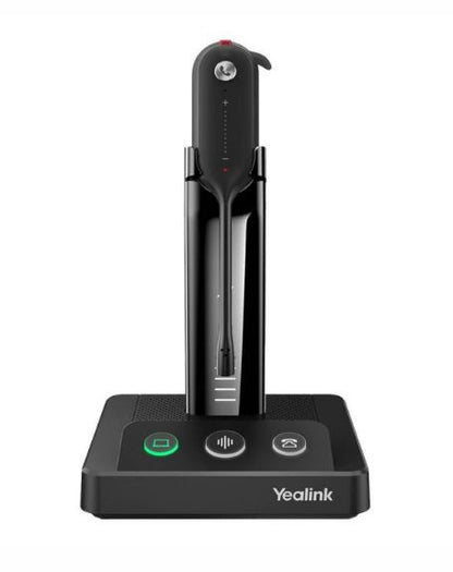 Yealink WH63 Teams Convertible DECT Wireless Headset, Busylight On Headset,2x microphones, HD Voice,Noise Killer, UC platform, EOL
