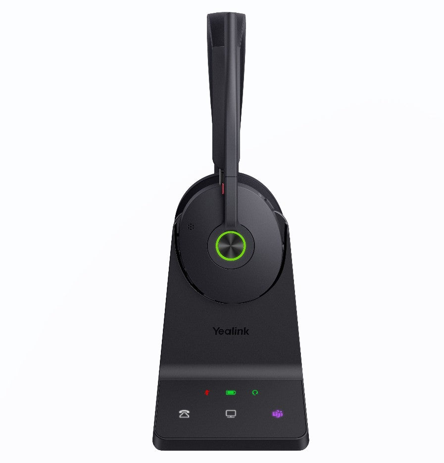 Yealink WH68 Dual Teams DECT  Bluetooth Hybrid Wireless Technology, 4-Mic Hybrid ANC, 4-Mic Noise Cancellation, All-Day-Wearing Comfort