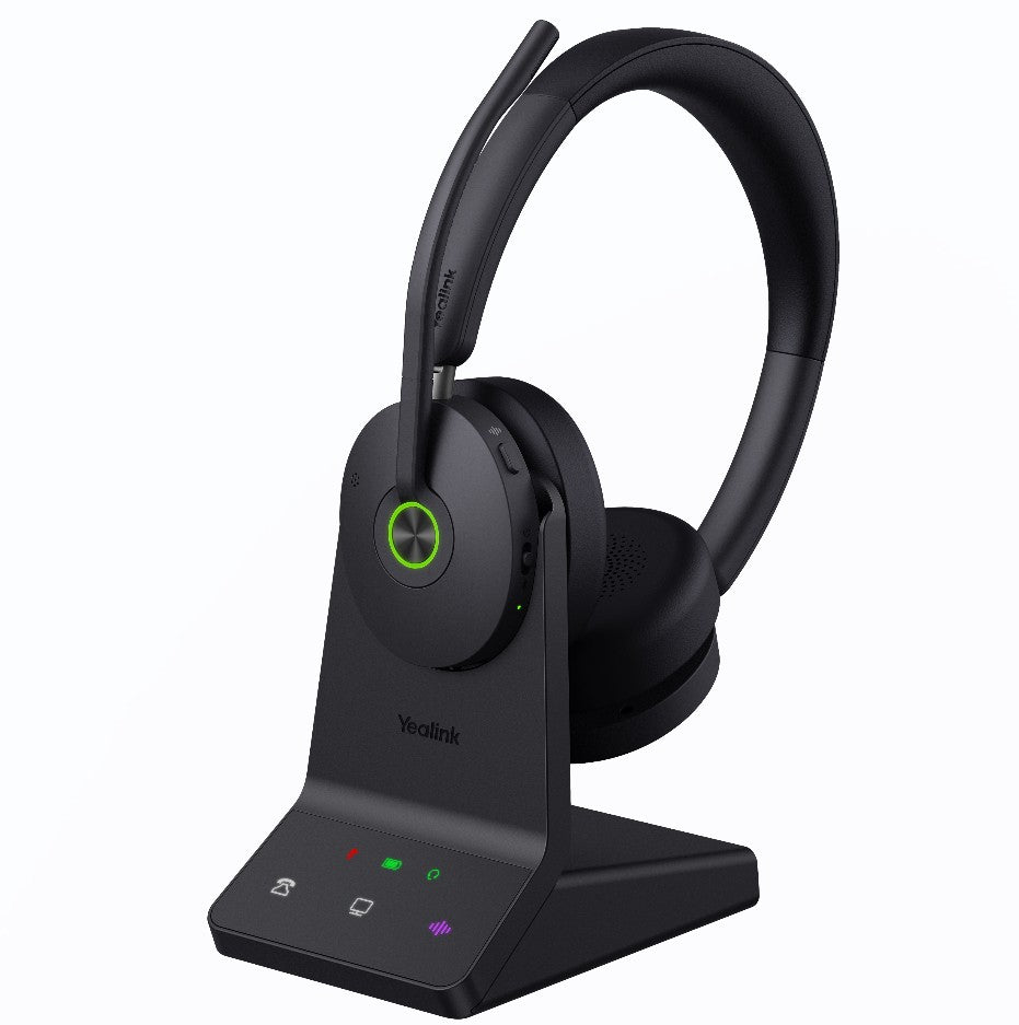 Yealink WH68 Dual UC DECT  Bluetooth Hybrid Wireless Technology, 4-Mic Hybrid ANC, 4-Mic Noise Cancellation, All-Day-Wearing Comfort