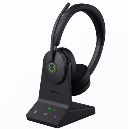 Yealink WH68 Dual UC DECT  Bluetooth Hybrid Wireless Technology, 4-Mic Hybrid ANC, 4-Mic Noise Cancellation, All-Day-Wearing Comfort