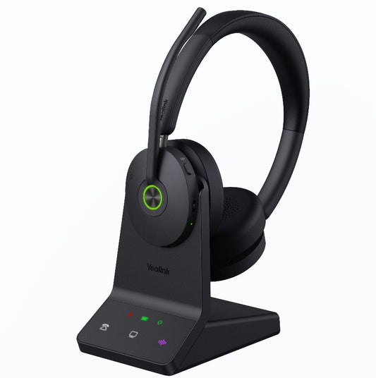 Yealink WH68 Dual UC DECT  Bluetooth Hybrid Wireless Technology, 4-Mic Hybrid ANC, 4-Mic Noise Cancellation, All-Day-Wearing Comfort
