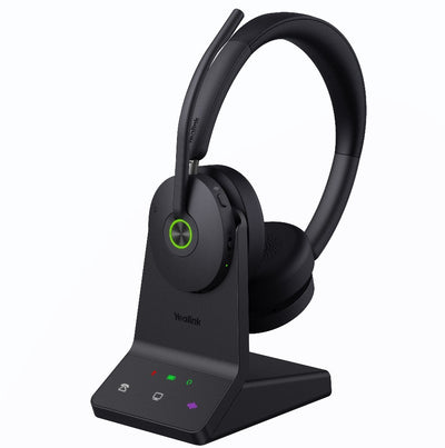 Yealink WH68 Dual UC DECT  Bluetooth Hybrid Wireless Technology, 4-Mic Hybrid ANC, 4-Mic Noise Cancellation, All-Day-Wearing Comfort