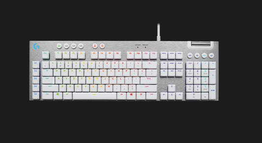 (LS) Logitech G815 LightSync RGB Mechanical Gaming Clicky Keyboard 2x USB ports (1x keyboard, 1x USB passthrough port) Ultra-thin design