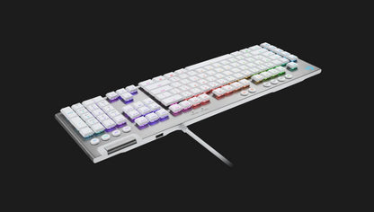 (LS) Logitech G815 LightSync RGB Mechanical Gaming Clicky Keyboard 2x USB ports (1x keyboard, 1x USB passthrough port) Ultra-thin design