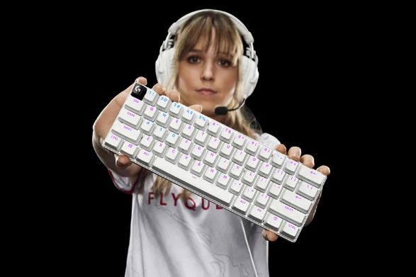 (LS)Logitech PRO X 60 LIGHTSPEED Wireless Gaming Keyboard -White 2.4GHz LIGHTSPEED Bluetooth, or USB wired connection 2-Year Warranty